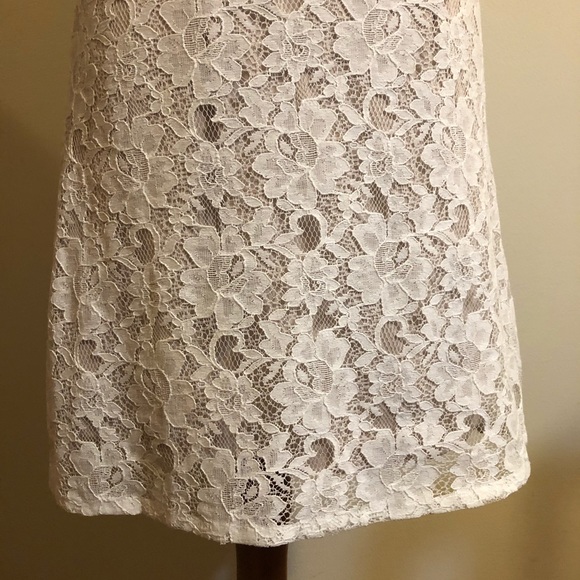 Filly Flair White Lace Flirty Feminine Dress - Picture 7 of 16